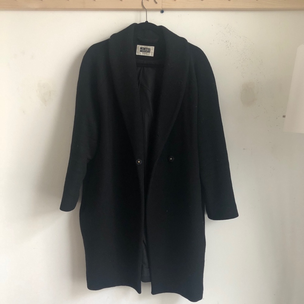 Weekday single button coat